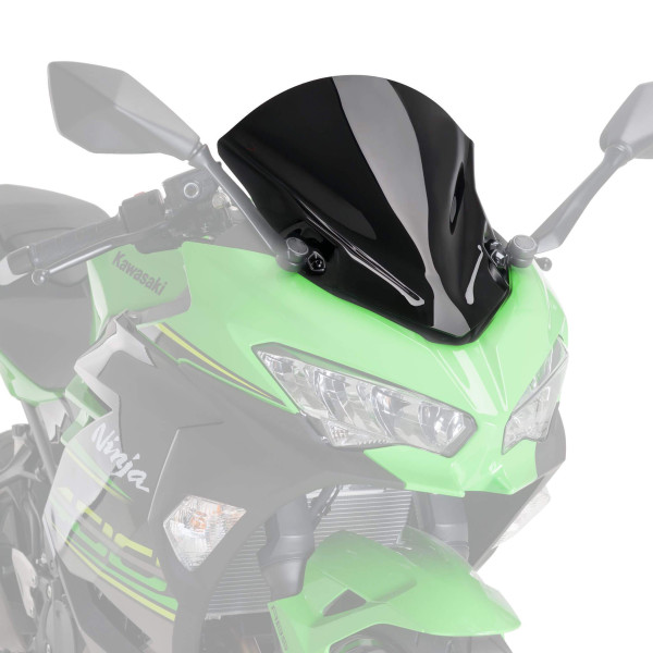 Puig Puig racing screen | black (opaque) | kawasaki ninja 400 2018>current